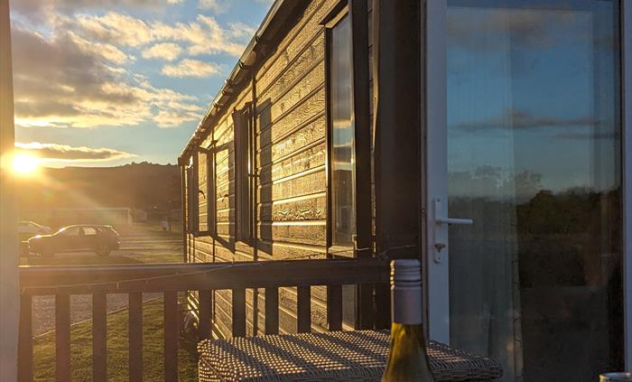 A glass of wine at the end of the day